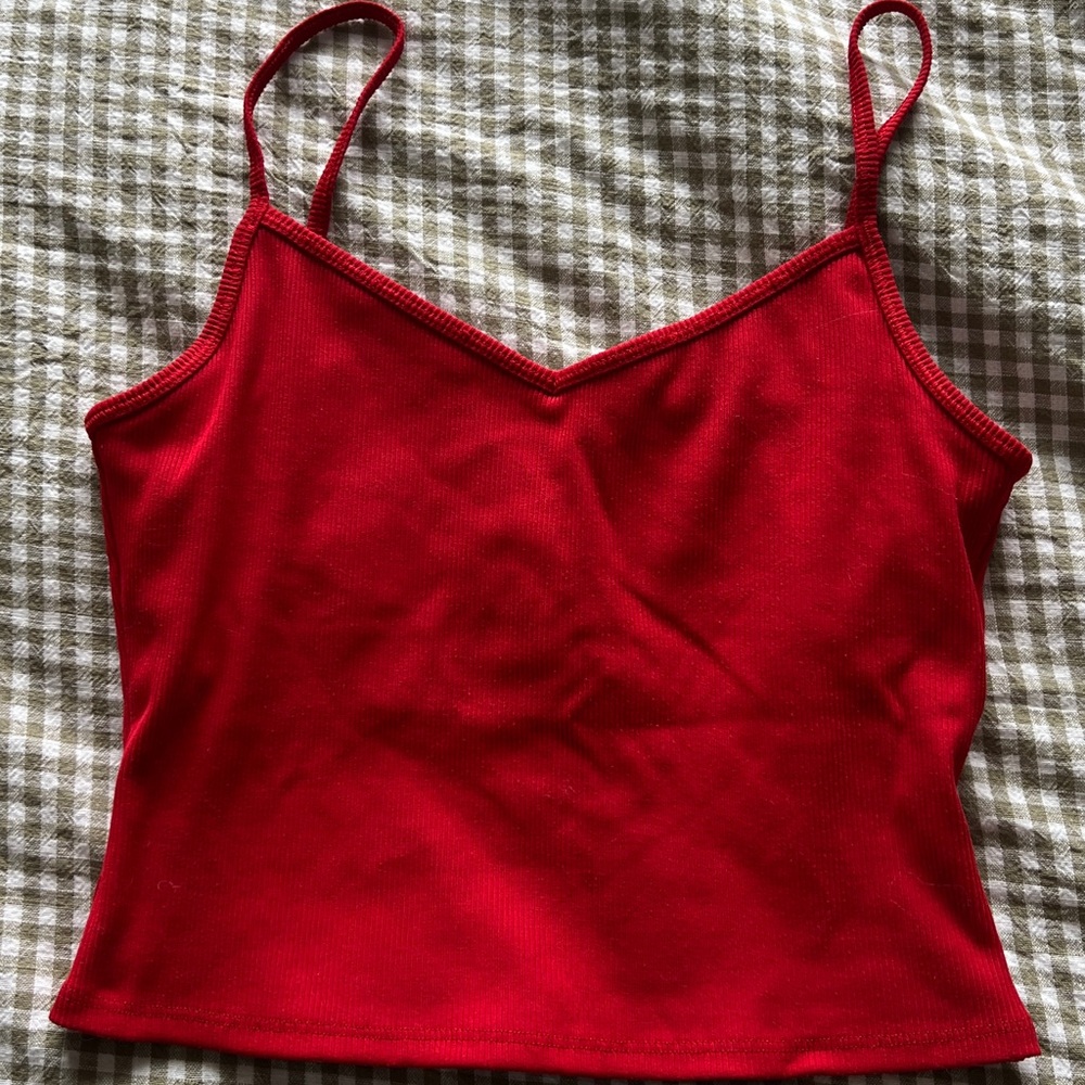 Gap Fit red fitness tank top